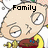 Animated cartoon character with light skin, yellow hair, and red clothing appears in four with changing text labels