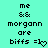 Pixelated text and heart symbol on cyan background, with identical static content across all frames.