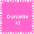 Pixelated pink background with white text and smiley faces arranged in a pattern, bordered by alternating light and dark pink squares