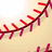 Pixelated baseball with red stitching on a light beige background, displaying the text 'Mev' in black pixelated font.