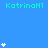 Blue background with repeated "KatrinaN1" text and white star-like symbols in various arrangements.