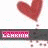 Animated contact sheet of six frames showing red heart icons with pixelated text labels in a 3x2 grid layout on white background.