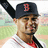 Pixelated image of a person in a baseball uniform with a bat over the shoulder, text reading COCO, LOVES, BRITTANY.
