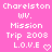 Pixelated text on a pink background with repeated phrases and heart symbols.