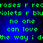 Green pixelated text on a blue background repeats 'roses r redroses r rec violets r bluviolets r blu no one can love the way i d' in a pattern