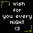 Pixelated text and symbols on black background with yellow star and dot animations.