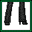 Pixel art contact sheet showing three frames of a dance-themed animated buddy icon with repeated "DANCE" text below each frame.