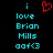 A pixelated digital image with cyan text and a red heart symbol on a black background, showing two identical side-by-side text blocks.