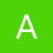 Green background with a white pixelated letter A centered in the frame.