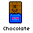 Pixel art chocolate bar icon with smiling face and pink heart shapes in blue wrapper, shown across three animation frames with varying heart positions.