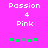 Pixelated text and symbols on a bright pink background with two animation frames showing green flower icons shifting positions.
