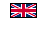 Pixelated Union Jack flag with pink heart and 'LOVE' text in animated sequence.