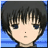 Pixelated anime-style character head on left with blue striped background, black text 'Anime IM' and stylized 'cOM' on right against solid black background.