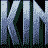 Pixelated text displays 'KING KONG' in large, blocky letters with a blue-to-gray gradient on black background; smaller text reads 'December 2005'.