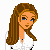 A 4x3 contact sheet of a pixel art animated buddy icon featuring an angel-themed character with varying poses and repeated "Angel" text in pink.