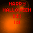 Red pixelated text on an orange gradient background with four distinct light effects across the