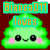 Four pixelated images arranged in a : a green poop emoji with 'Bianca011 loves' text, a peace symbol with 'Peace' text, a watermelon slice with 'LOVE' text, and a dog with 'Happiness' text