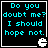 Four identical display cyan text on black background with a white pixelated dinosaur icon at bottom right