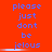 Blue pixelated text on a solid red background reads 'please just dont be jelous' with a horizontal white blur effect under the word 'jelous' in two