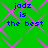 Green background with pink diamond lattice pattern and blue text reading "jodz is the best" in four identical quadrants.