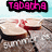 Pixelated image with pink text 'Tadashi' above a blurred scene of red liquid dripping from a white object onto a textured surface.