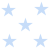 Light blue stars fill a white background with gray text reading "I SING LIKE A ROCK STAR"