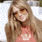A 48x48 pixel buddy icon featuring a cartoon-style girl with long blonde hair wearing sunglasses and a pink top, alongside green text reading "Original Icons .com" on a dark background.