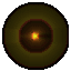 Animated sequence of a golden circular object transforming into a dumbbell shape, then into a vertical bar, and back to circular form.