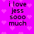 Pixelated text on a pink background with heart patterns, showing repeated phrases and animation changes in letter spacing.