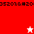 Red and white pixelated star icons on a split background with repeated text at top and bottom.