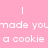 Pixelated image split into two vertical sections: pink background with white text on left, and a comic strip on right