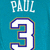 Two side-by-side views of a teal sports jersey with white and purple text displaying 'PAUL' above the number '3', showing partial cropping differences.