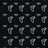 A grid of pixelated gray icons on a black background, each icon showing a stylized curved shape with varying shades of gray.