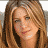 Pixelated portrait of a woman with light brown hair on a blue background, with pink text reading 'ClaireL15', 'Loves', and 'Friends'.