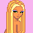 Pixel art contact sheet showing a blonde female character in various poses with purple shorts and black high heels against a pink background, including text "Booty Licious".