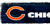A 50x24 pixel animated contact sheet showing two frames of a Chicago Bears sports icon with orange and navy branding, featuring the team's logo and partial text on a dark background.