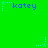 Green background with blue text 'katey' and light blue star icons in multiple positions, some stars have dotted trails.
