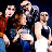 A 48x48 pixel animated contact sheet showing a group of people in the top-left frame with surrounding text fragments "pray", "for", "the", "of", "soul", and "betty" arranged around it on a white background.