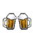 Drinking icons for AIM, MSN, MySpace and Yahoo