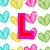 six showing a sequence where 'LOVE' text and heart symbols appear on various backgrounds including hearts, sand, and stone