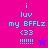 Pixelated text and symbols on a split background with cyan text and star icons changing color between frames.