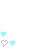 Pixelated cyan text reads "YOU SAID YOU LOVED ME..." above two heart icons, with a second identical set below.