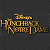 Two side-by-side pixelated text icons on a gray dotted background, left with gold text and right with green text.