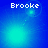 Four blue-tinted display the name 'Brooke' with shifting light effects and circular glows