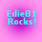Four identical pixelated icons display cyan text "EdieB1 Rocks!" on a pink-to-purple gradient background with rounded corners.
