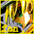 Animated icon with golden-yellow hair, brown eyes, and a white heart-shaped gem on chest; text 'fan' in yellow below.