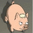 Pixelated cartoon pig with a spider on its head, set against a gray background, with yellow text displaying 'Spider pig', 'spider pig', 'does', 'a spider', 'whatever', 'pig does'