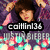 A four- of Justin Bieber images with text overlays: top-left shows him in purple with 'caillini36' and 'justin bieber', top-right has him in striped shirt with 'luvs', bottom-left is black-and-white with 'justin bieber', bottom-right is blank
