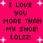 Bright pink background with white plus signs scattered across, displaying repeated text in black pixelated font.