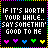nine identical displaying text and heart symbols on a black background with colorful borders